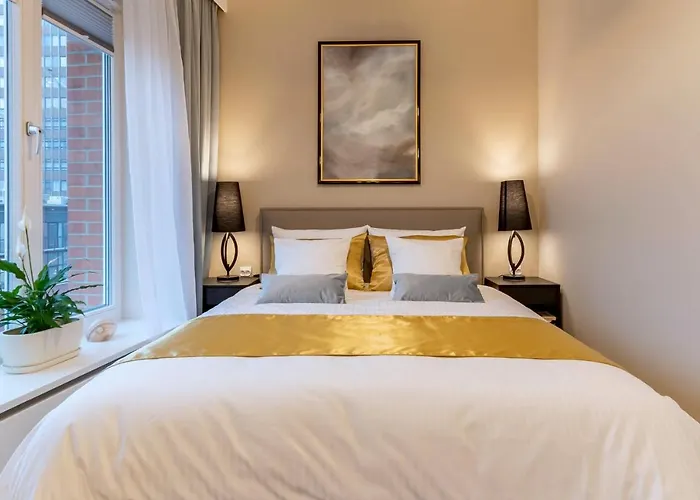 Apartament Champagne z miejscem parkingowym w garażu